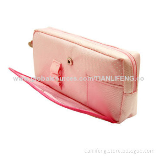 Fashion Pink Lovely Pencil Pouch, High Capacity